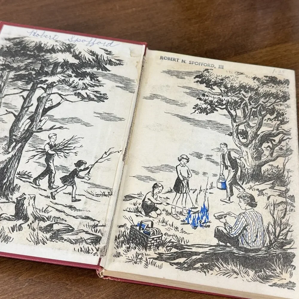 The Happy Hollisters by Jerry West 1953 Hardcover Vintage Children's Book